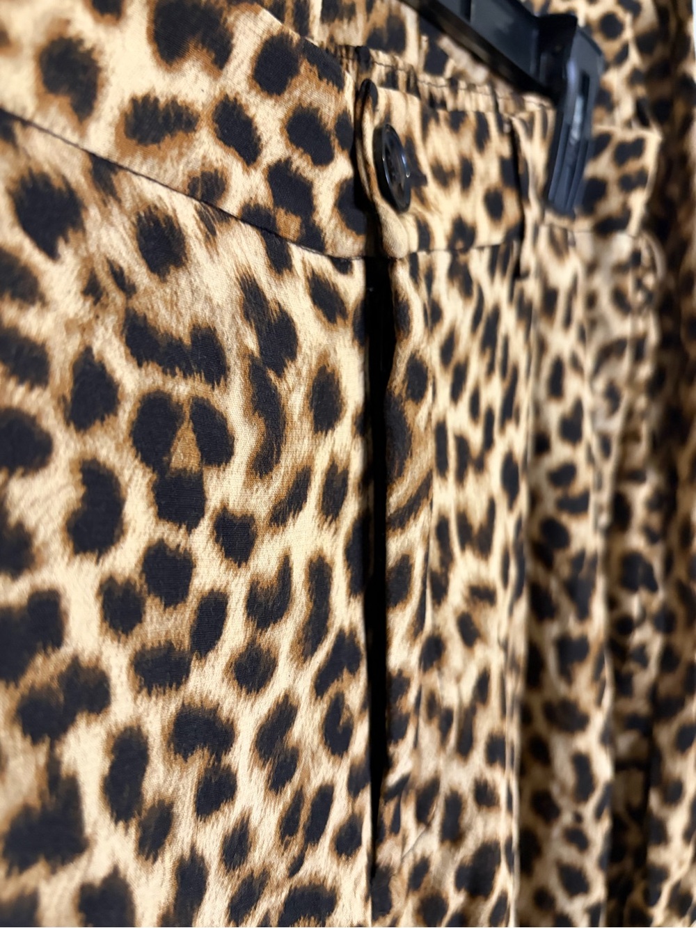 Zara Leopard Print Jumpsuit - Black and Tan - Picture 3 of 16